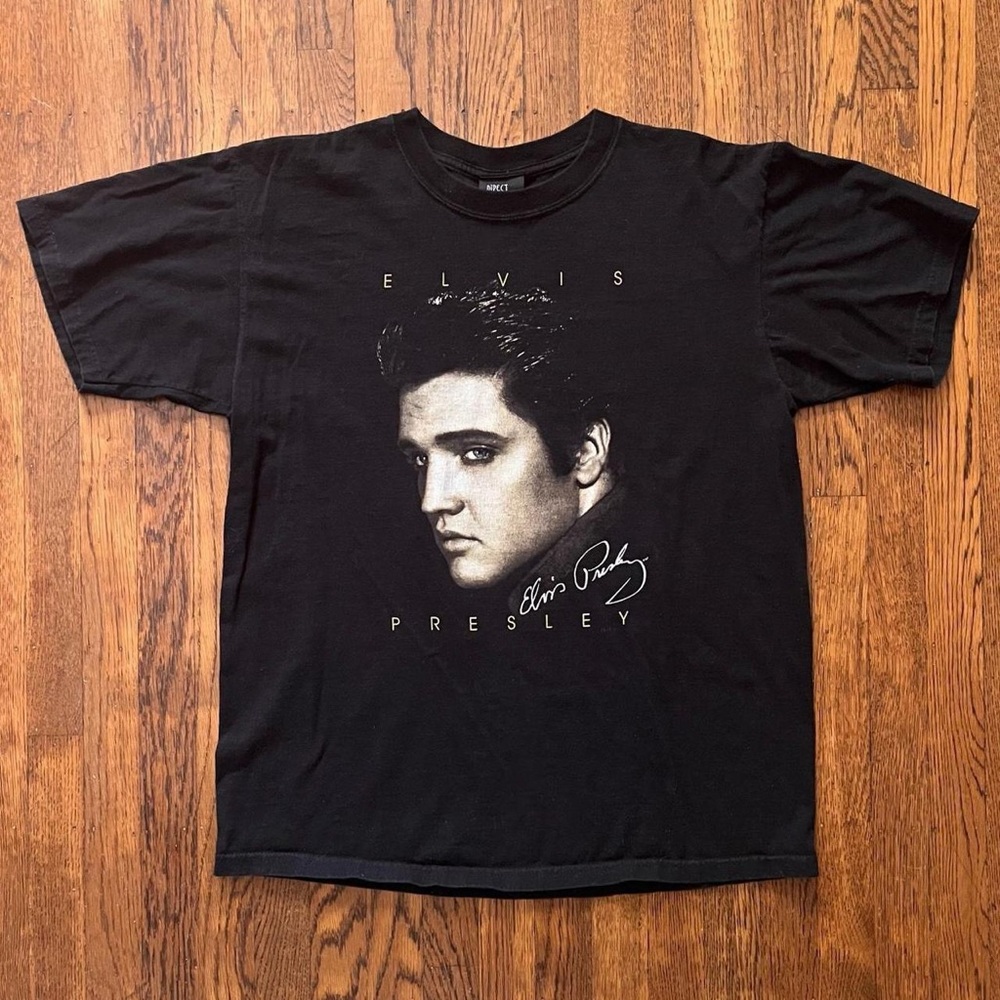 Deadstock 00s Elvis Presley Profile T-Shirt